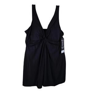 Miracle Suit Marais No Underwire Built in Bra Swimsuit Dress Women's 24W NWT